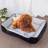 Dog Bone Pattern Big Soft Warm Kennel Pet Dog Cat Mat Blanket, Size: XS, 50×40×15cm